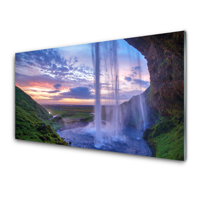 Plexiglas foto Waterval landschap water