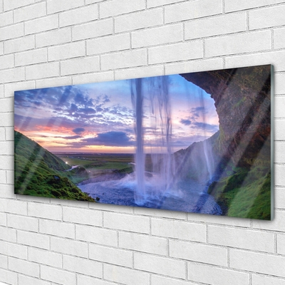 Plexiglas foto Waterval landschap water