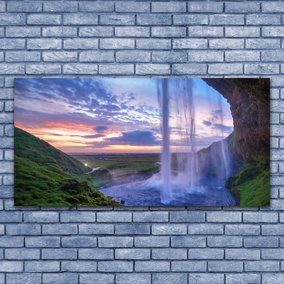 Plexiglas foto Waterval landschap water