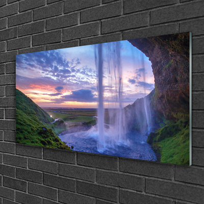 Plexiglas foto Waterval landschap water