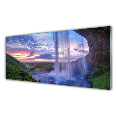 Plexiglas foto Waterval landschap water