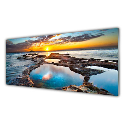 Plexiglas foto Sea sun landschap
