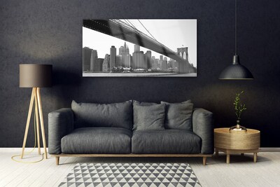 Plexiglas foto Bridge city architectuur