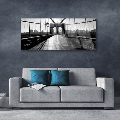 Plexiglas foto Architectuur van de brug