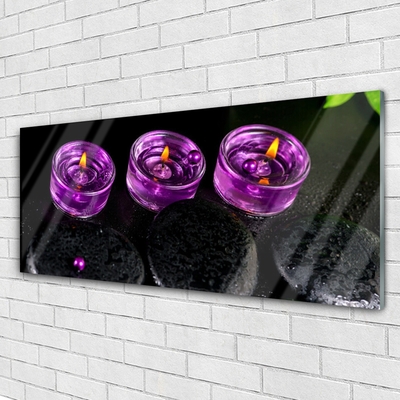 Plexiglas foto Spa candle art