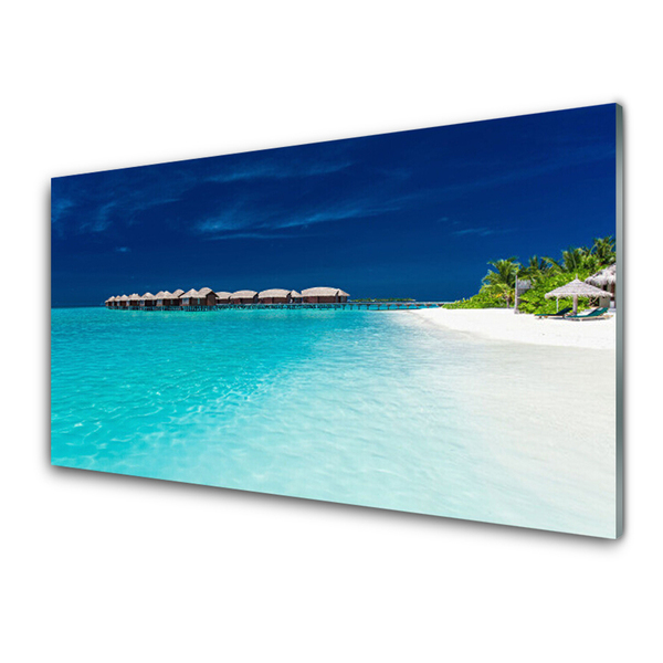 Plexiglas foto Sea beach landscape