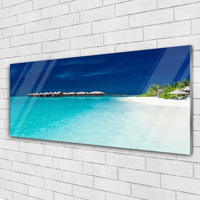 Plexiglas foto Sea beach landscape