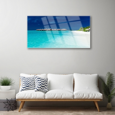 Plexiglas foto Sea beach landscape