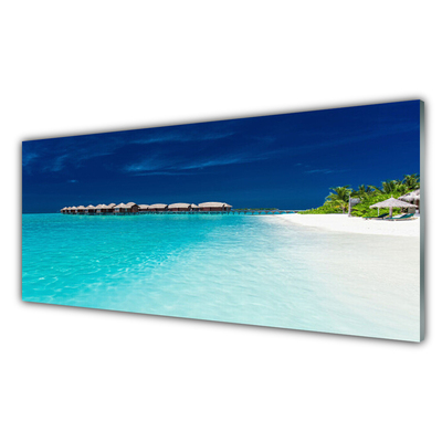 Plexiglas foto Sea beach landscape