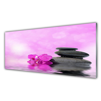Plexiglas foto Pink flower art