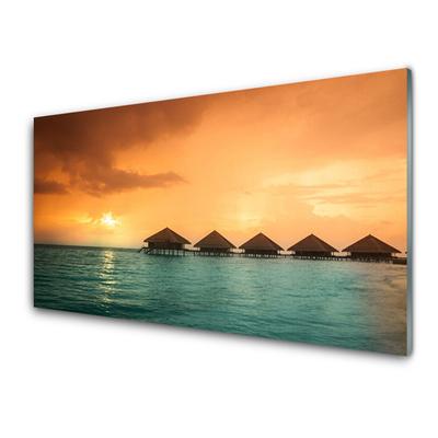 Plexiglas foto Sea sun landschap