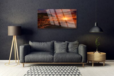 Plexiglas foto Zee landschap van de stad