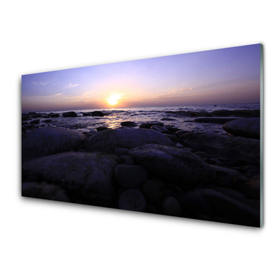 Plexiglas foto Stones sea landscape