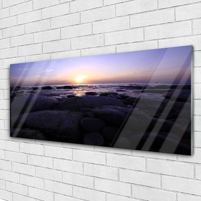 Plexiglas foto Stones sea landscape