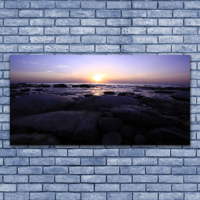 Plexiglas foto Stones sea landscape