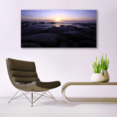 Plexiglas foto Stones sea landscape