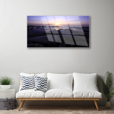 Plexiglas foto Stones sea landscape