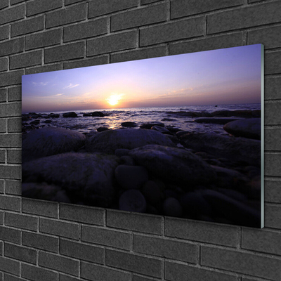 Plexiglas foto Stones sea landscape