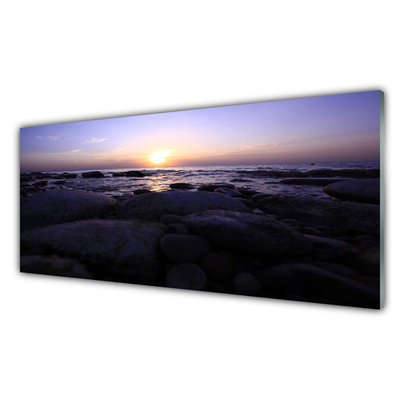 Plexiglas foto Stones sea landscape