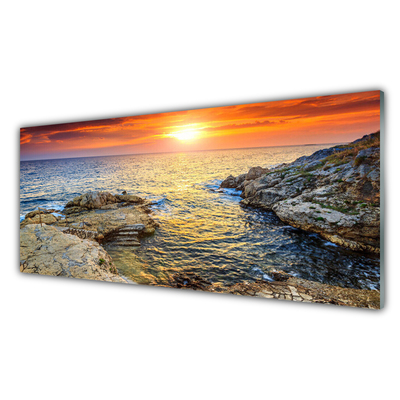 Plexiglas foto Sea sun landschap