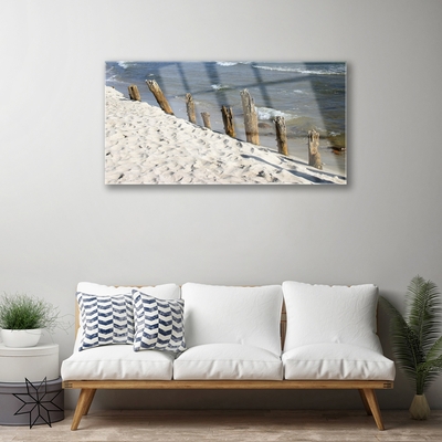 Plexiglas foto Strand zee landschap