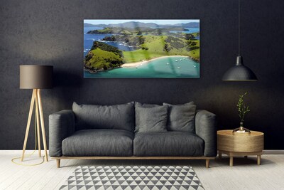 Plexiglas foto Zee bos strandlandschappen