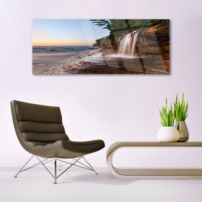 Plexiglas foto Waterval landschap water