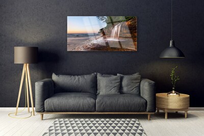 Plexiglas foto Waterval landschap water