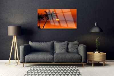 Plexiglas foto Palma sea sun landschap