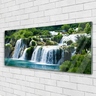 Plexiglas foto Waterval natuur