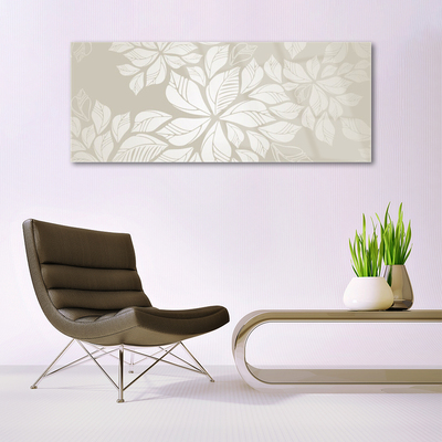 Schilderij op acrylglas Art plant bloemen