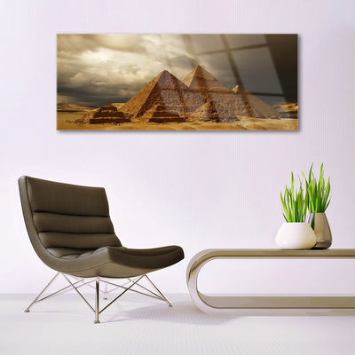 Schilderij op acrylglas Piramides architectuur