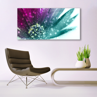 Schilderij op acrylglas Flower plant nature art