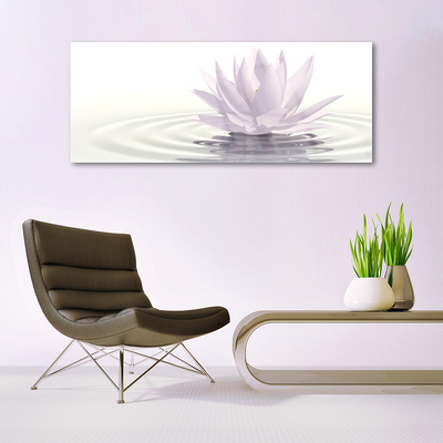 Schilderij op acrylglas Flower water art