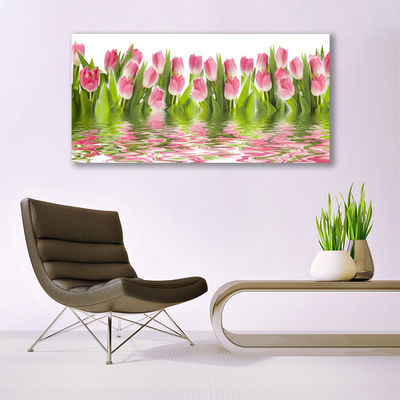 Schilderij op acrylglas Plant tulpen natuur