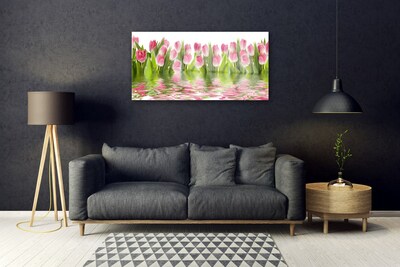 Schilderij op acrylglas Plant tulpen natuur