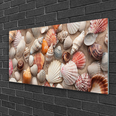 Schilderij op acrylglas Shellfish zandkunst