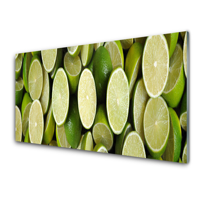 Schilderij op acrylglas Lime food kitchen