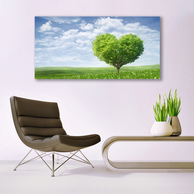 Schilderij op acrylglas Hart van de boom natuur
