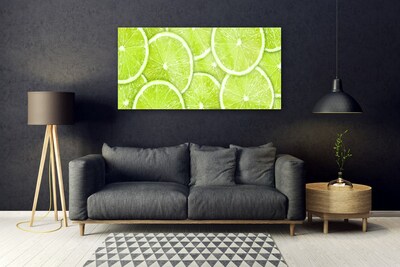 Schilderij op acrylglas Lime food kitchen
