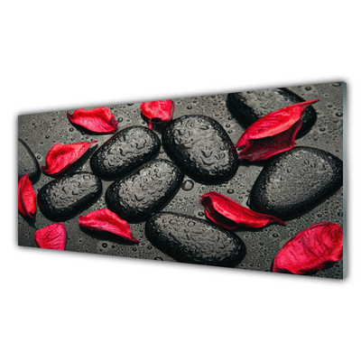 Schilderij op acrylglas Flakes stones art