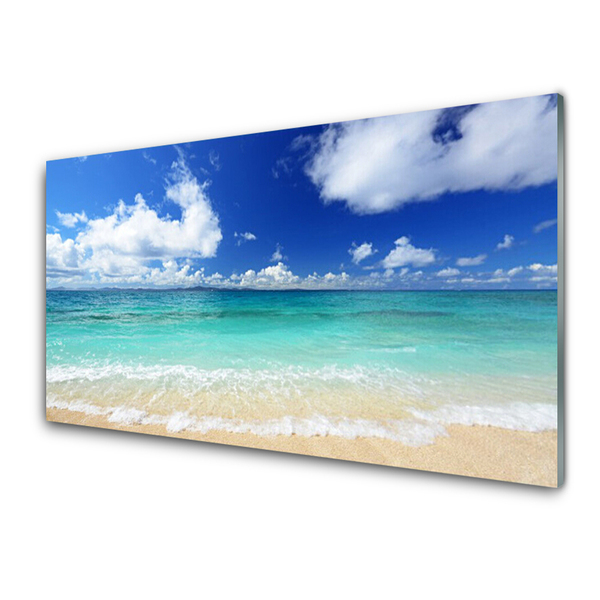 Schilderij op acrylglas Sea beach landscape