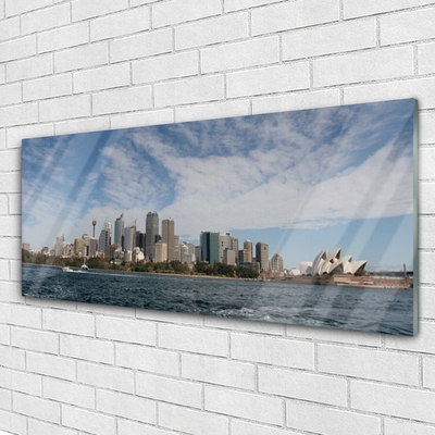 Schilderij op acrylglas Sea stad herbergt sydney