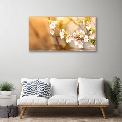 Schilderij op acrylglas Bloemen plant nature