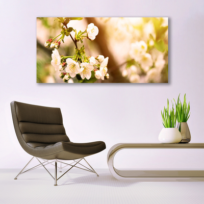 Schilderij op acrylglas Bloemen plant nature