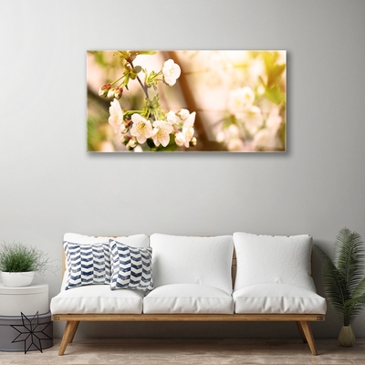 Schilderij op acrylglas Bloemen plant nature