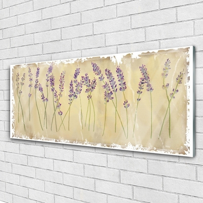 Schilderij op acrylglas Bloemen plant nature