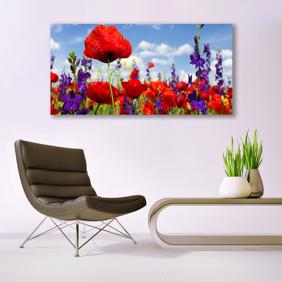 Schilderij op acrylglas Bloemen plant nature