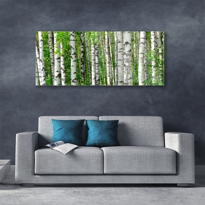 Schilderij op acrylglas Natuur plant bosbomen