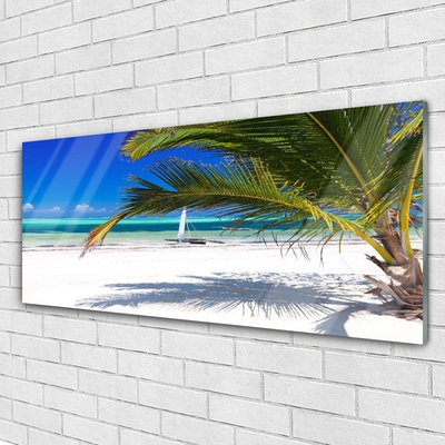 Plexiglas schilderij Palm beach landscape